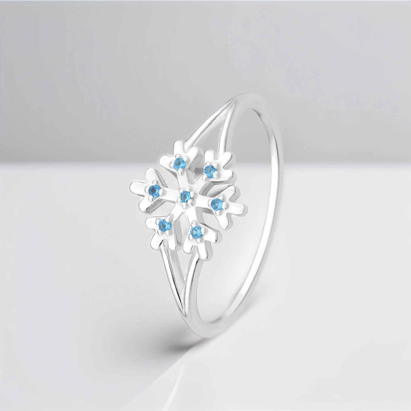 Inel din Argint Icy SnowFlake - DivaSilver