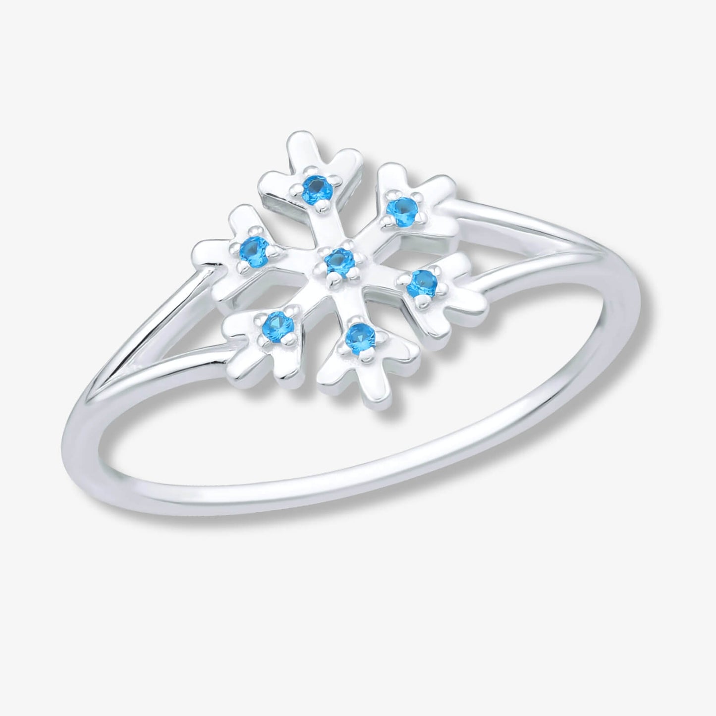 Inel din Argint Icy SnowFlake - DivaSilver