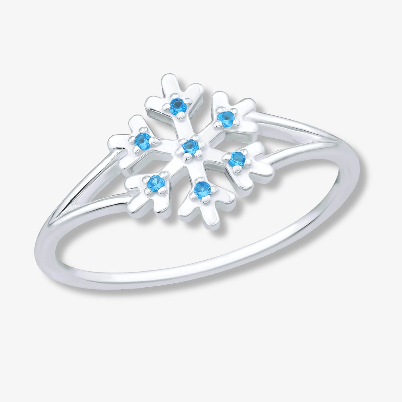 Inel din Argint Icy SnowFlake - DivaSilver