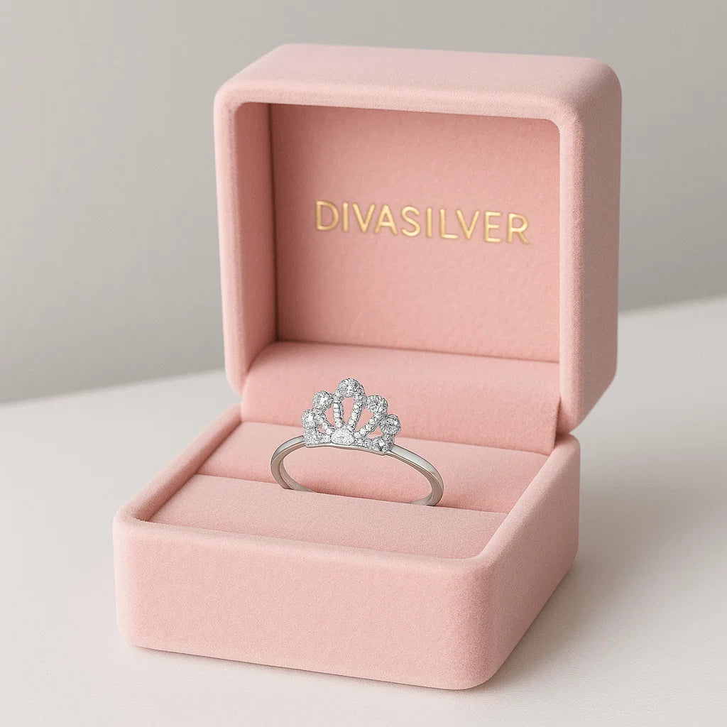 Inel din Argint Queen's Tiara - DivaSilver