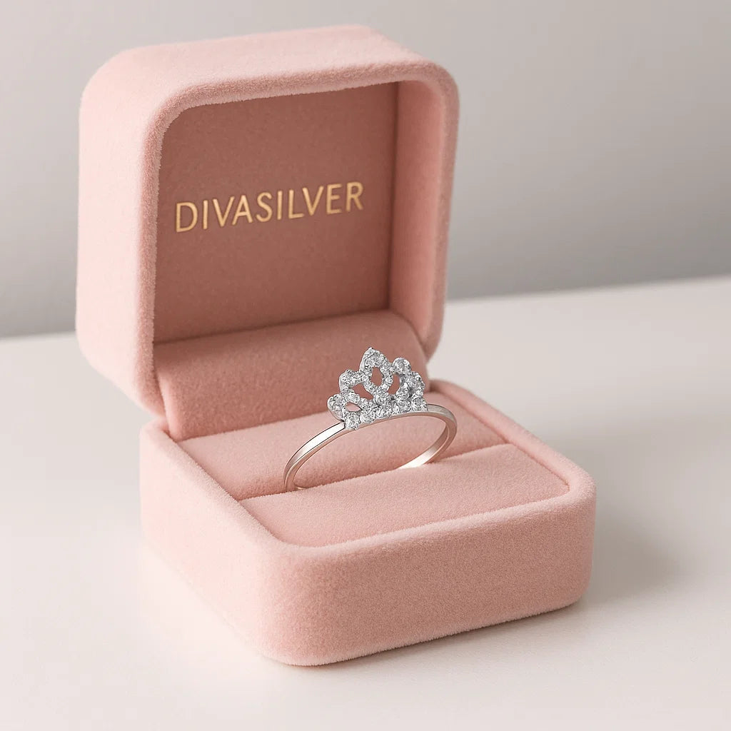 Inel din Argint Queen's Tiara - DivaSilver