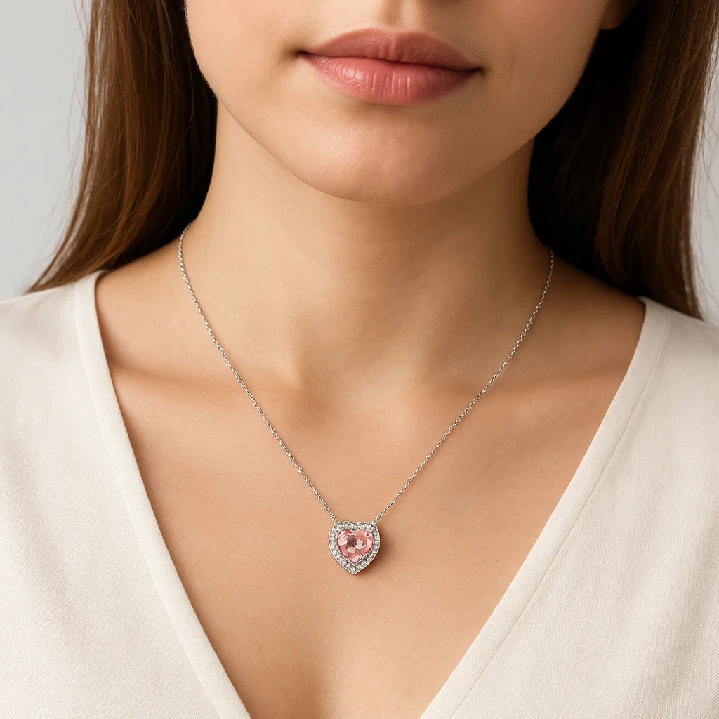 Colier din Argint Pink Desire - DivaSilver