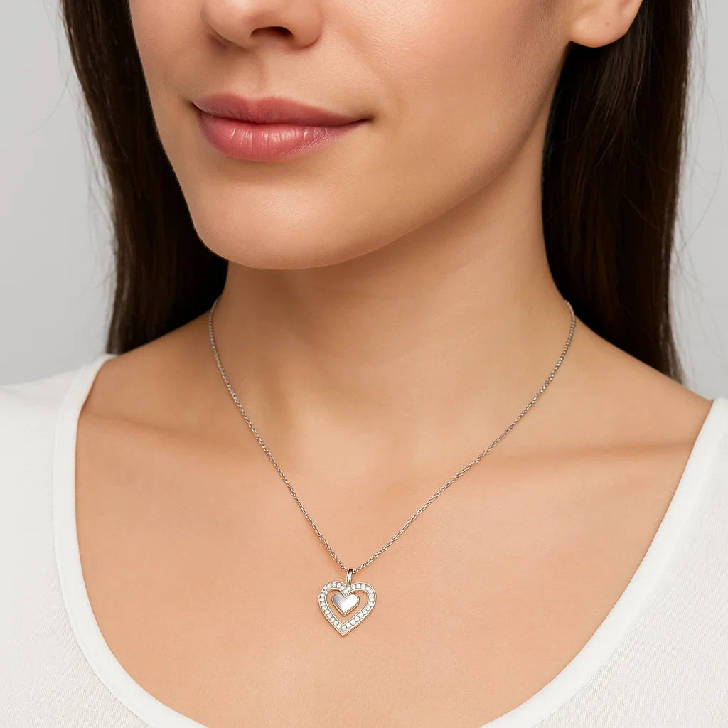 Colier din Argint Twin Love - DivaSilver