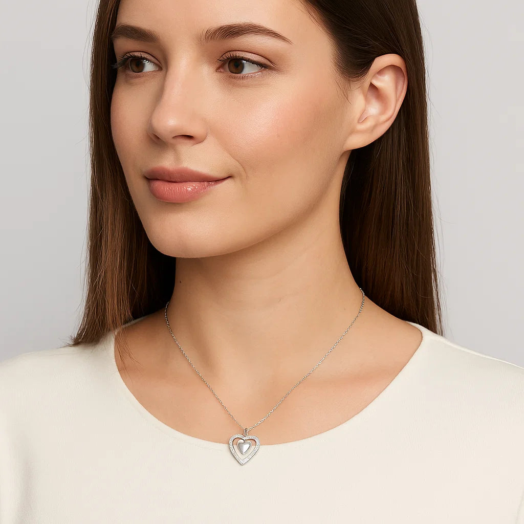 Colier din Argint Twin Love - DivaSilver