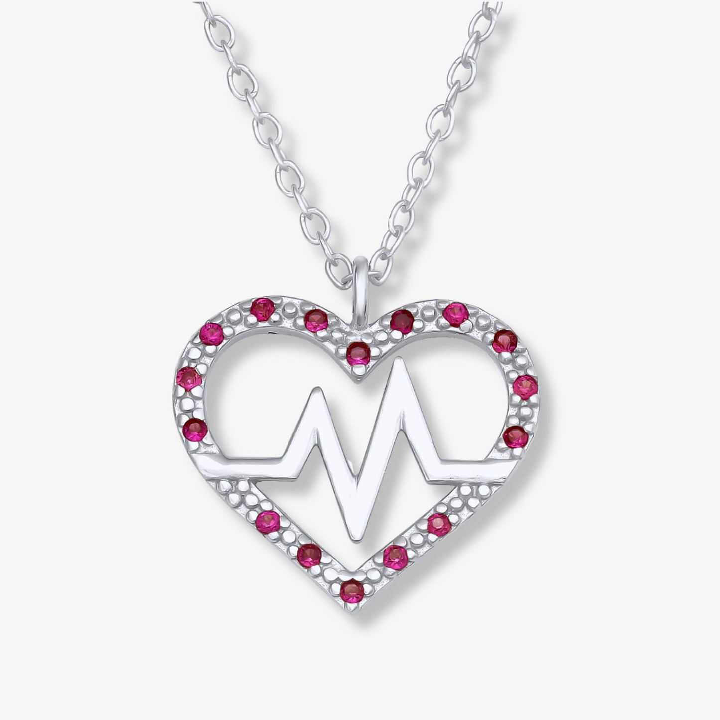 Colier din Argint Heartbeat - DivaSilver