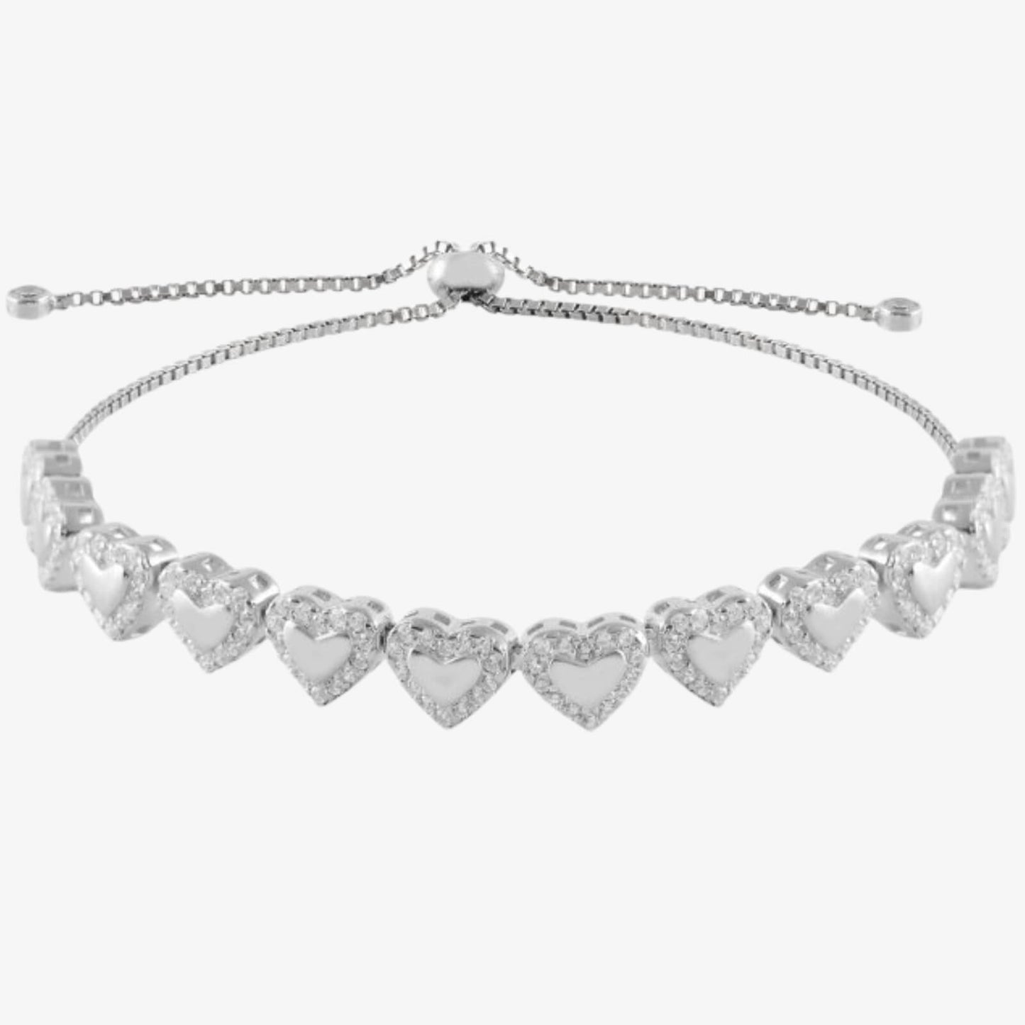 Bratara din Argint Silver Hearts