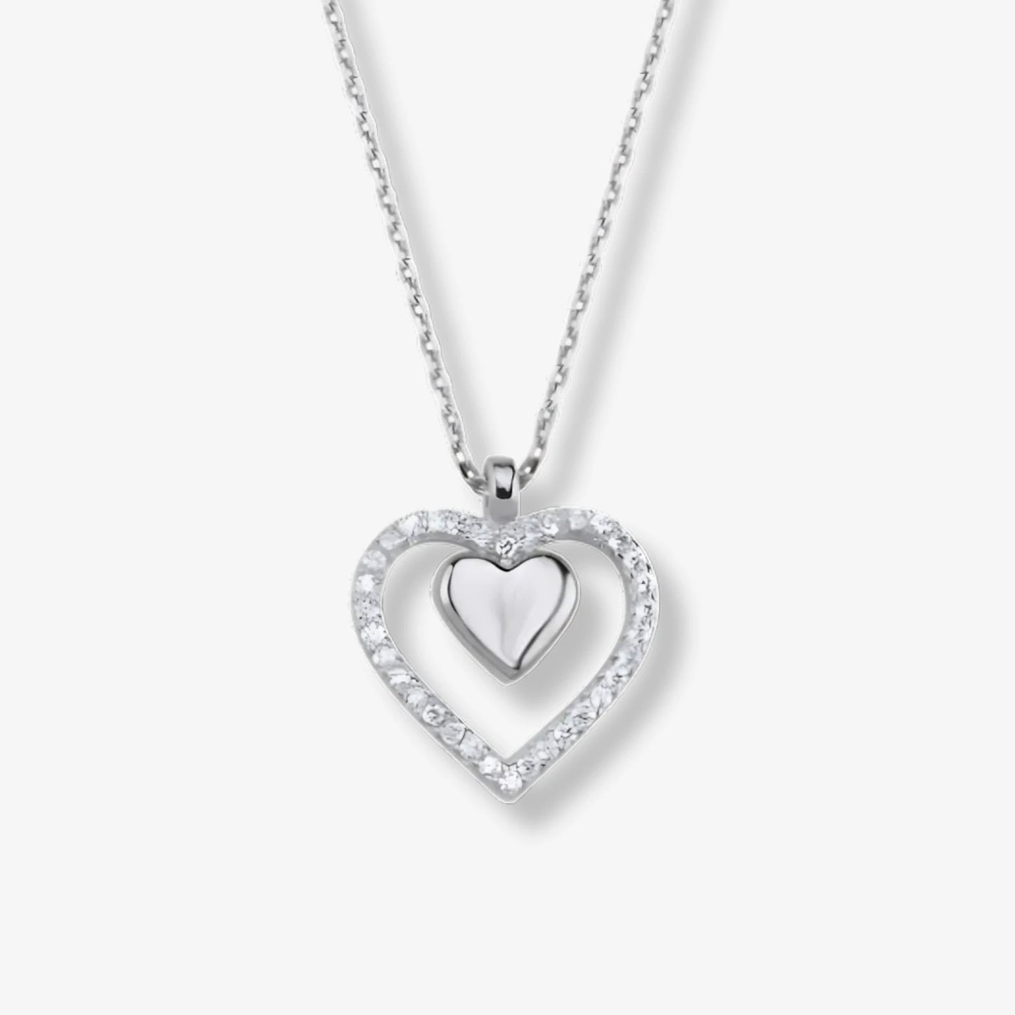 Colier din Argint Twin Love - DivaSilver