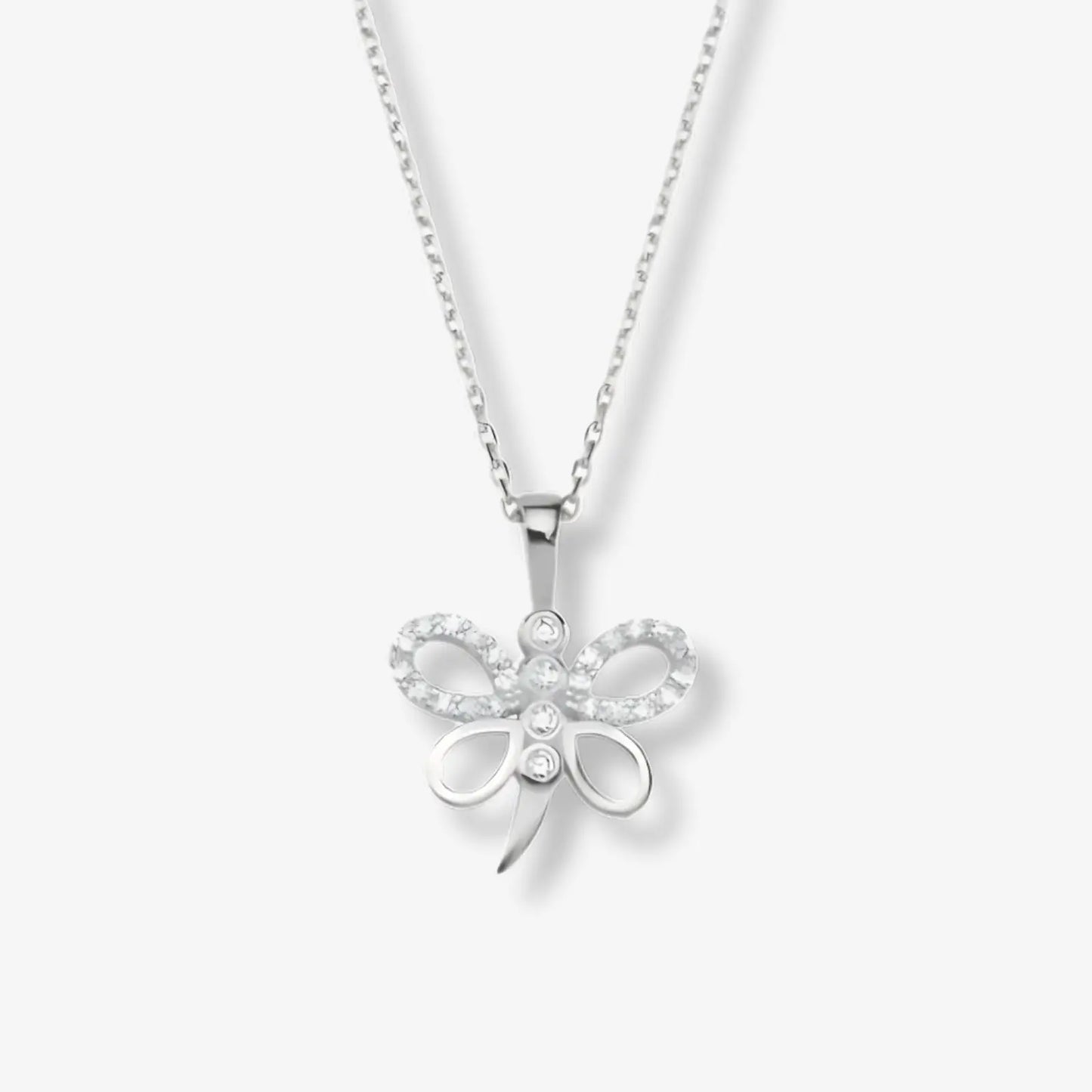 Colier din Argint Crystal Butterfly - DivaSilver