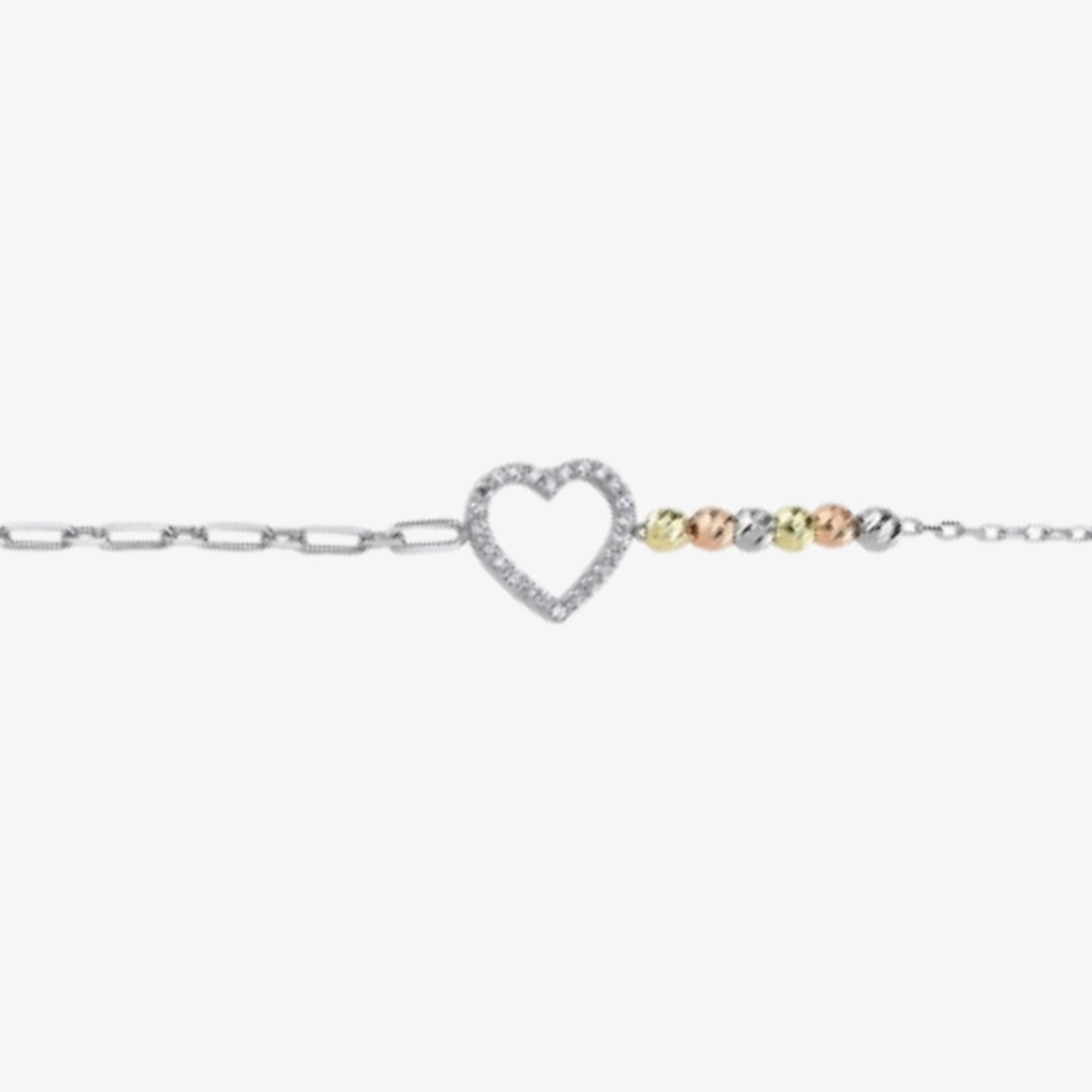 Bratara din Argint Complex Heart - DivaSilver