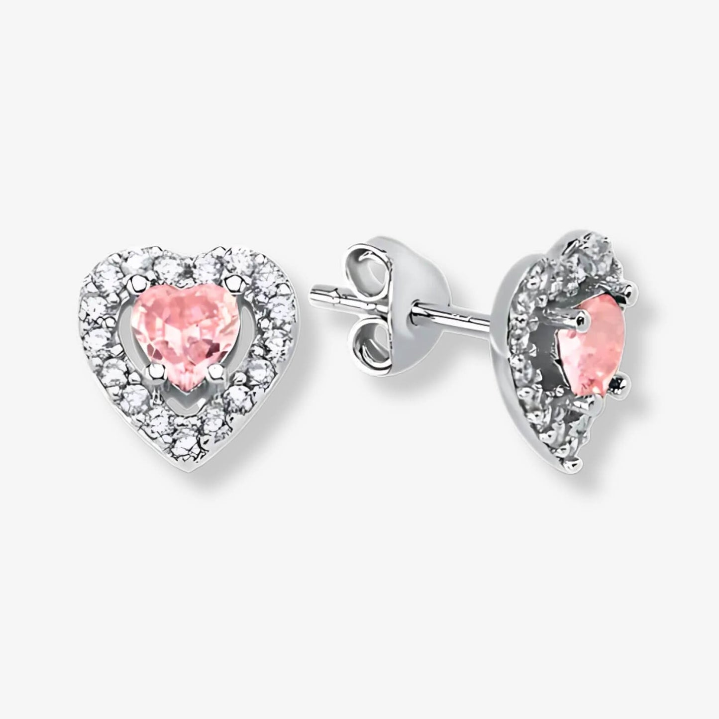Cercei din Argint Pink Desire - DivaSilver