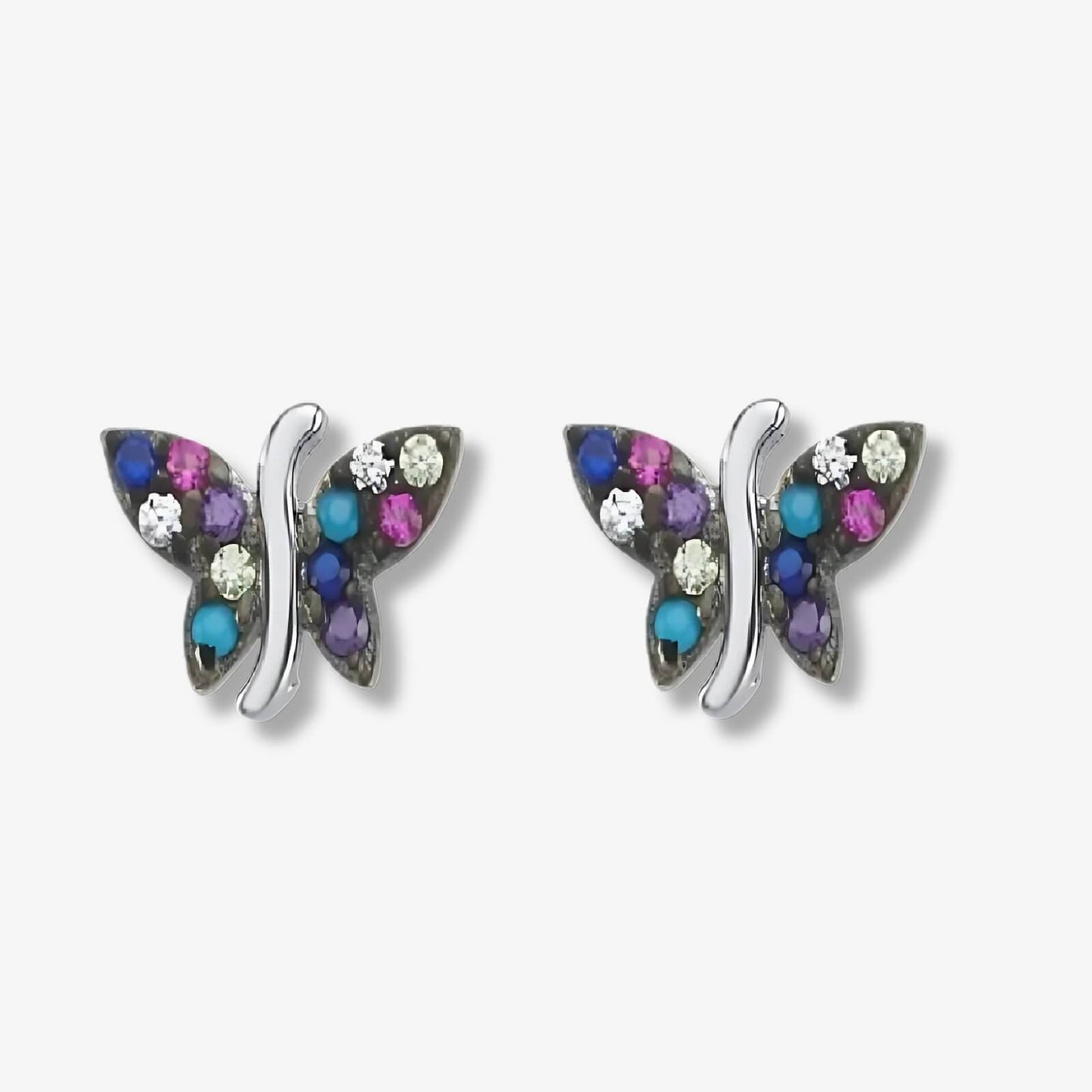 Set Rainbow Butterfly - Lantisor + Cercei - DivaSilver