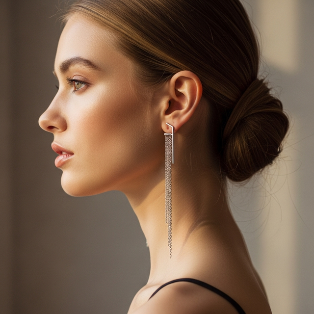 Cercei Lungi din Argint: Ghidul Ultim pentru un Stil Memorabil - DivaSilver