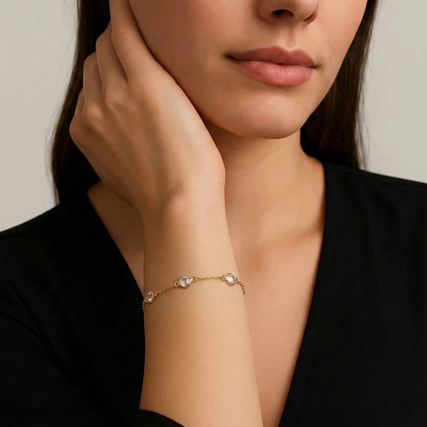 Bratara din Argint Golden Trio