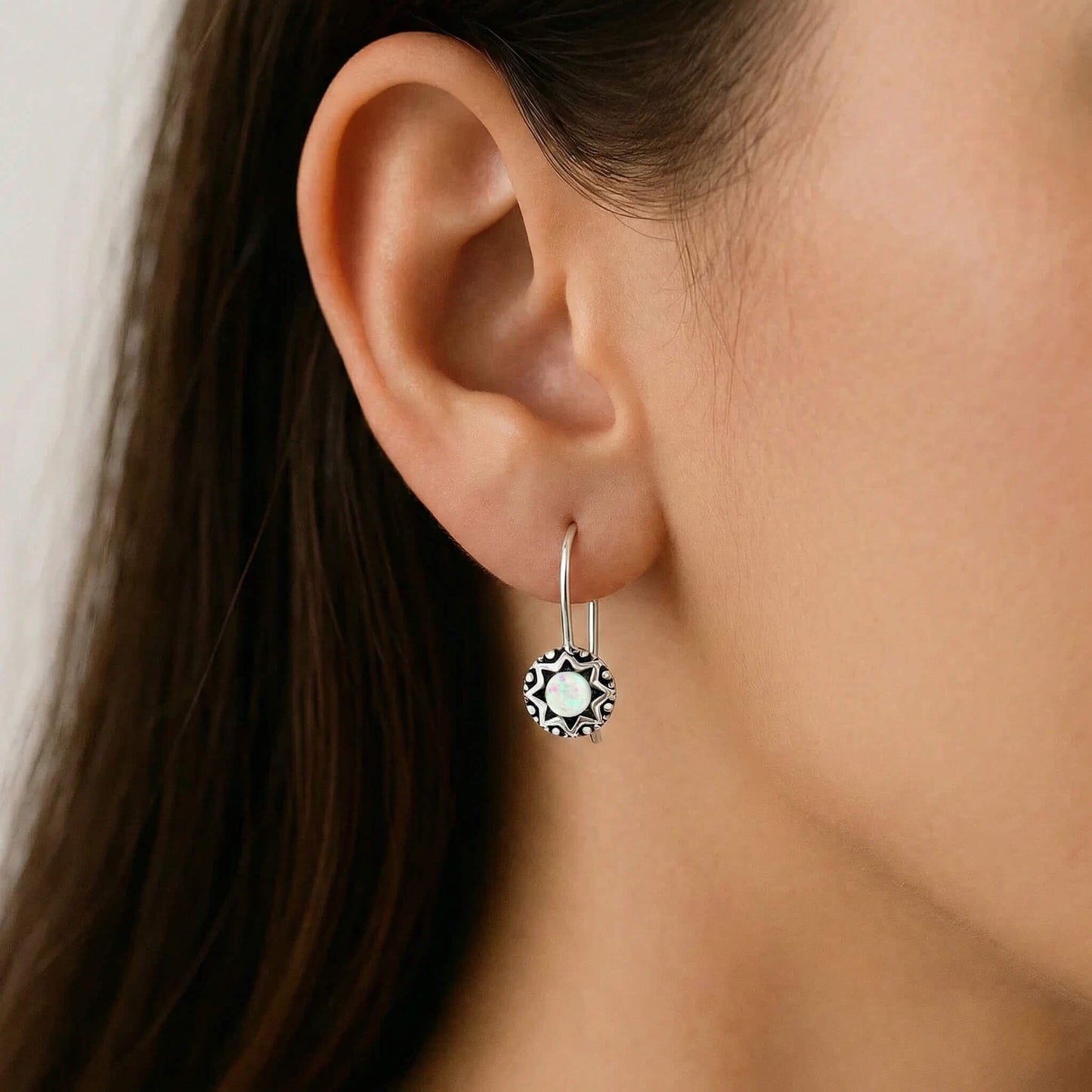 Cercei din Argint Mystic Opal
