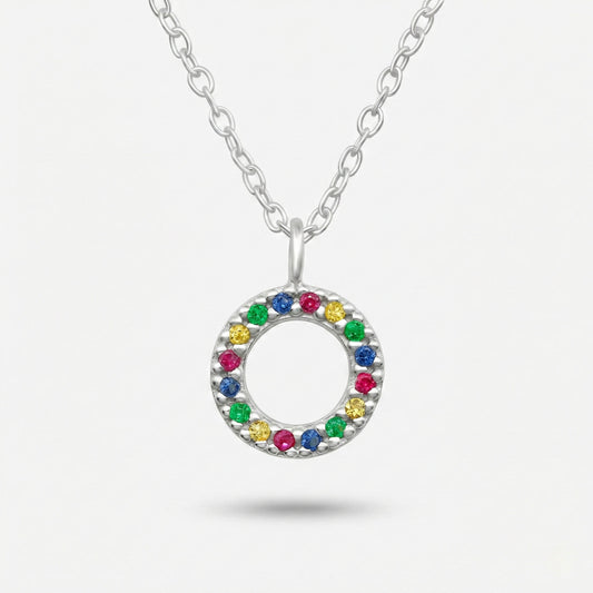Colier din Argint Rainbow Chackra