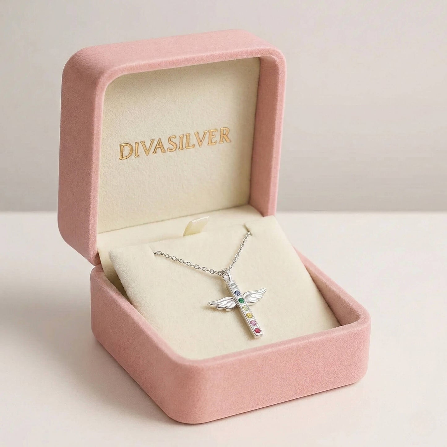 Colier din Argint Rainbow Wings