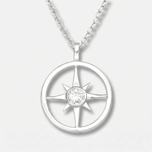 Colier din Argint Steaua Nordului