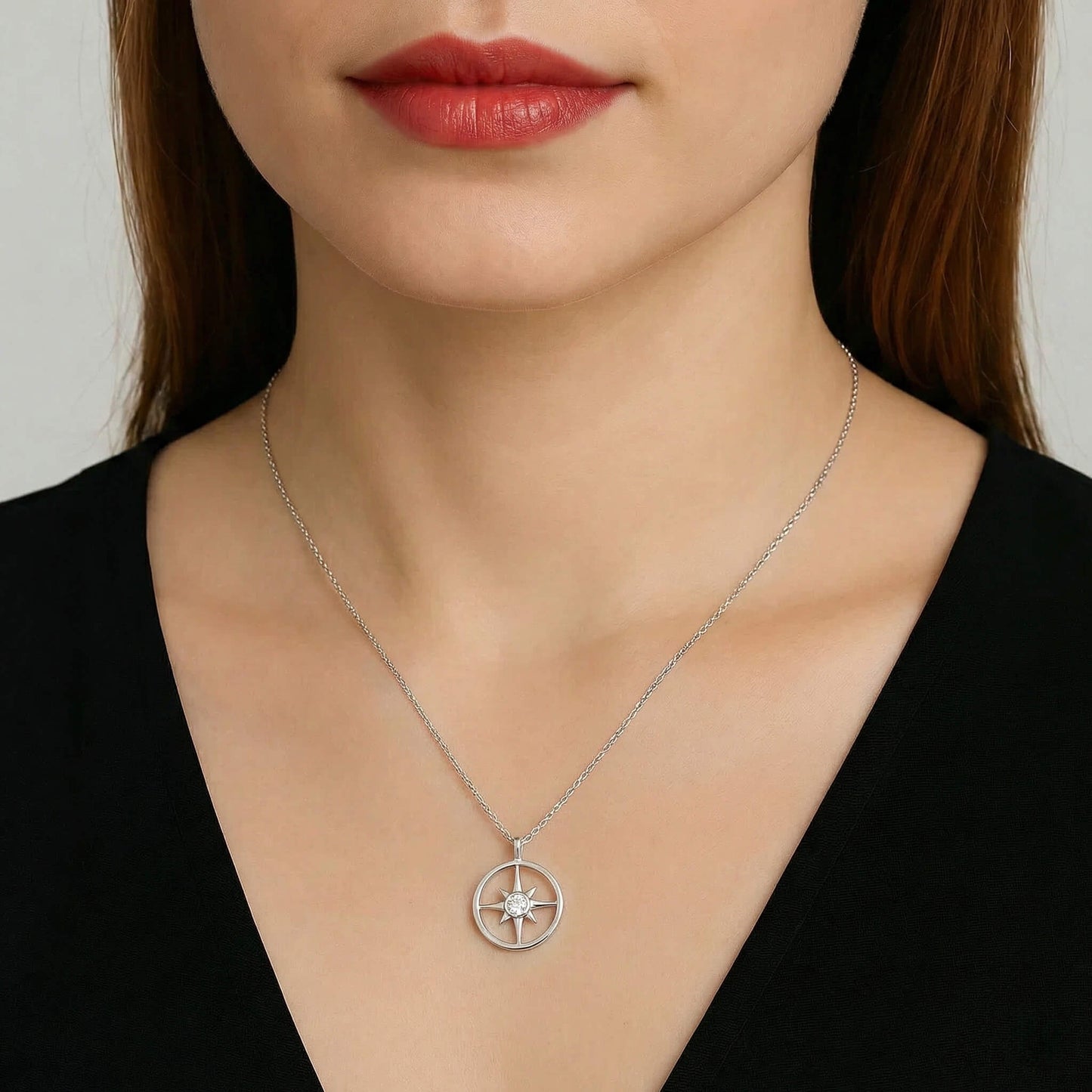 Colier din Argint Steaua Nordului