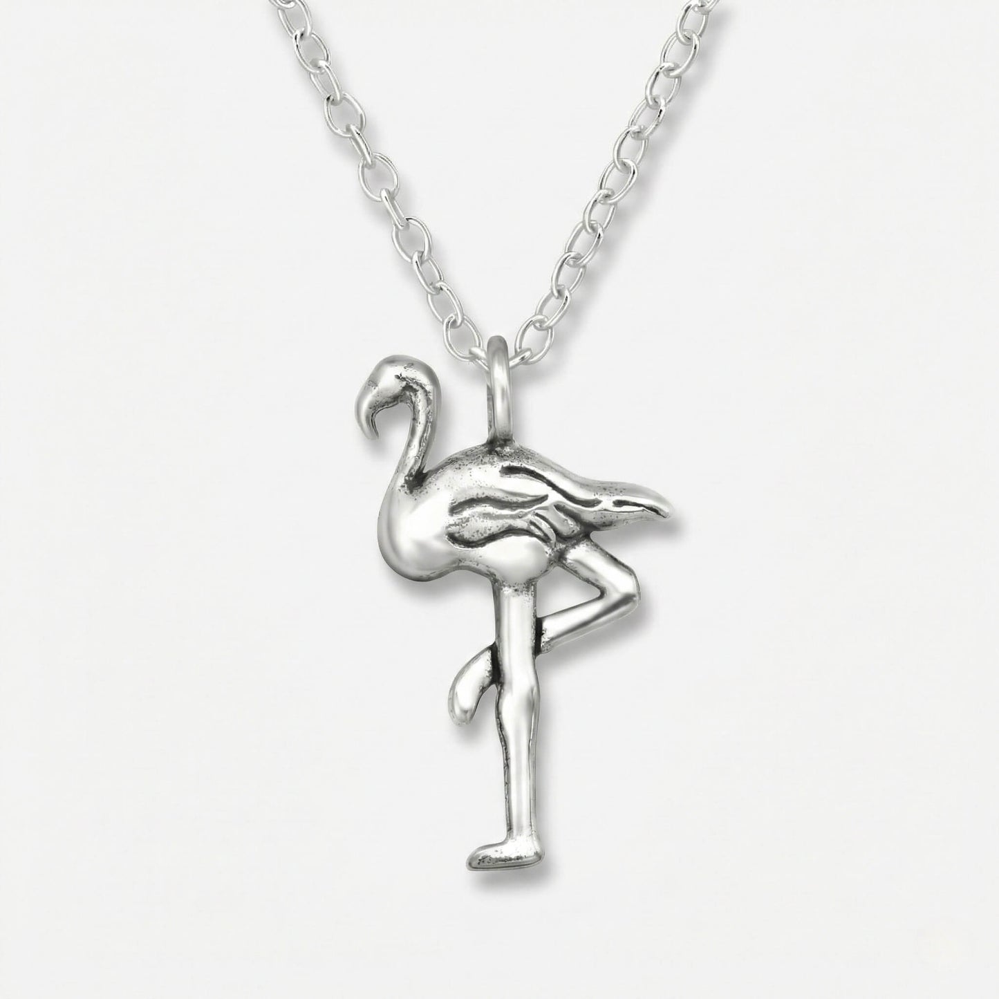 Colier din Argint Tropical Flamingo