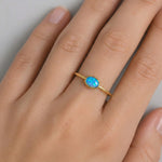 Inel din Argint Azure Opal