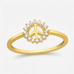 Inel din Argint Golden Harmony