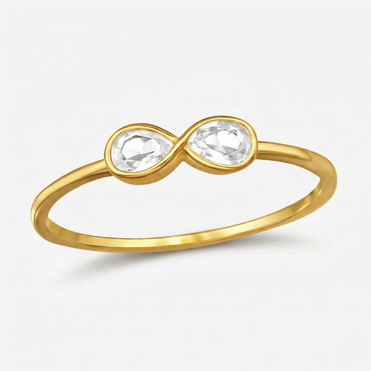 Inel din Argint Infinity Crystals