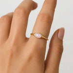 Inel din Argint Opal Blush