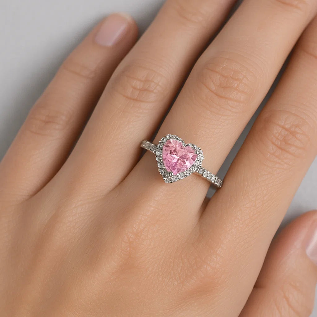 Inel din Argint Pink Desire
