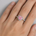 Inel din Argint Pink Desire