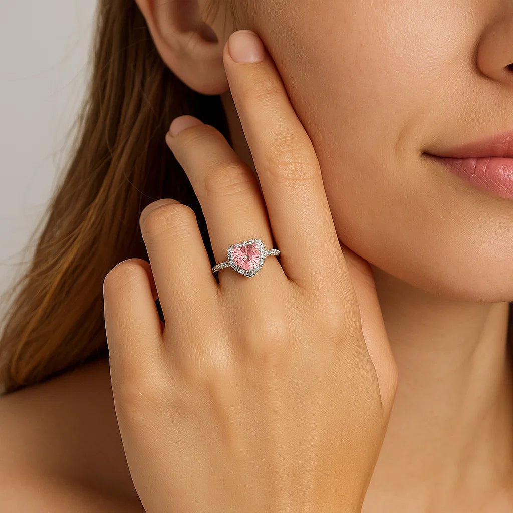 Inel din Argint Pink Desire