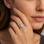 Inel din Argint White Desire