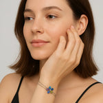 Bratara din Argint Rainbow Flower