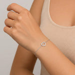 Bratara din Argint Simple Heart