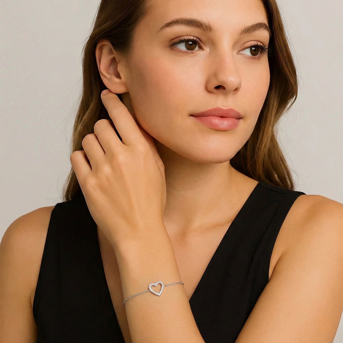 Bratara din Argint Simple Heart