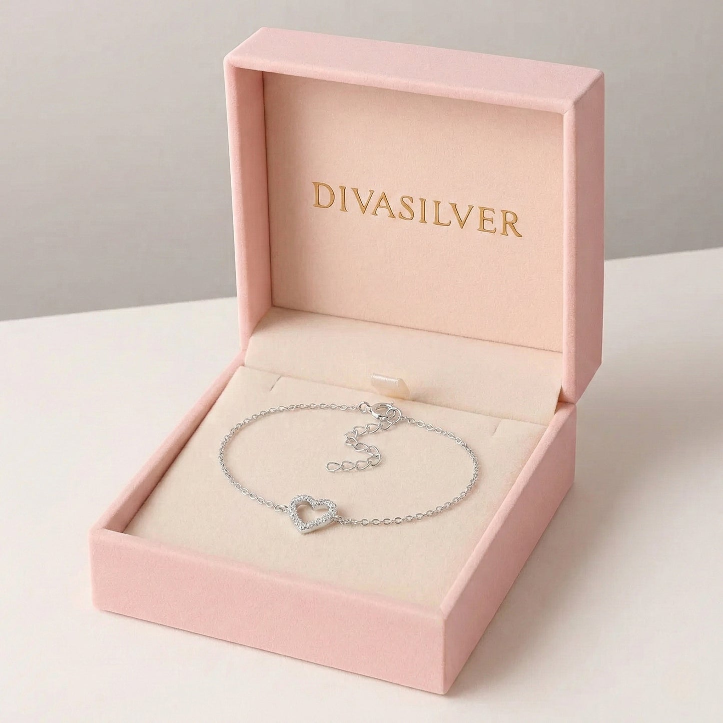 Bratara din Argint Simple Heart