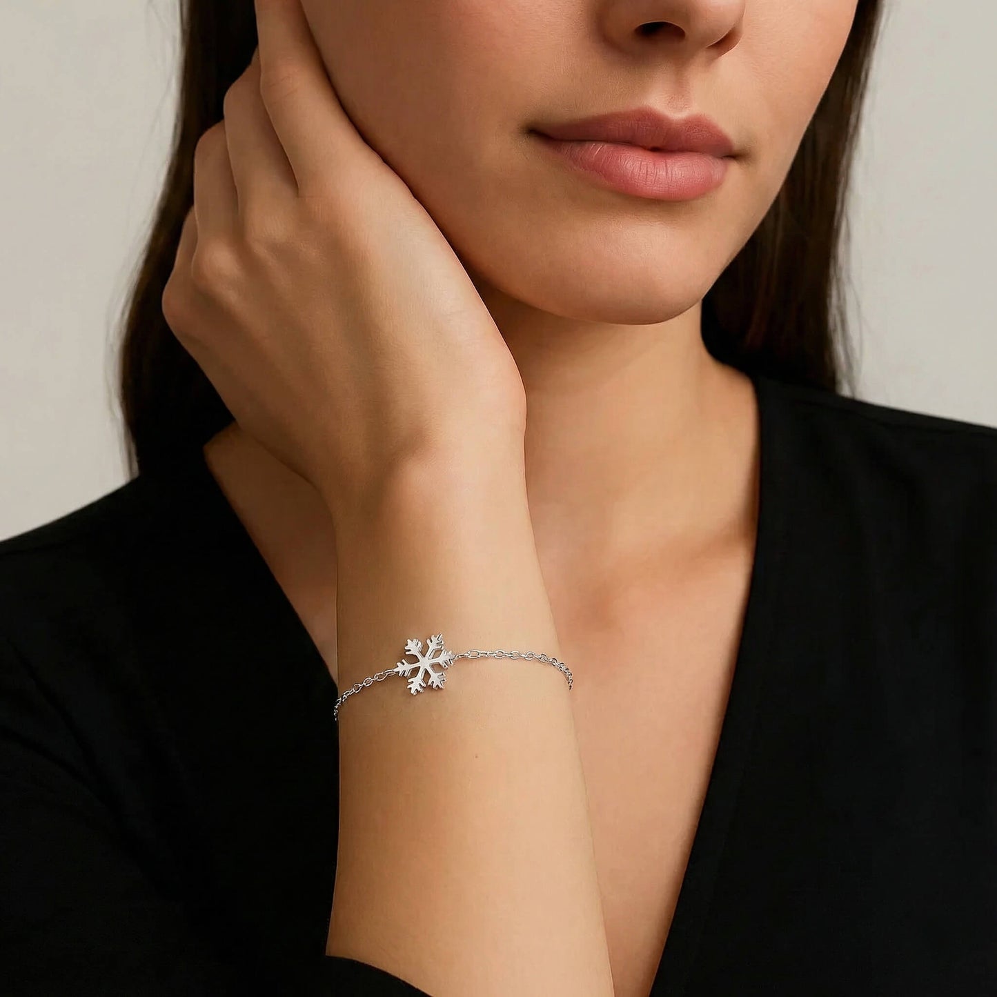 Bratara din Argint Fulg de Nea
