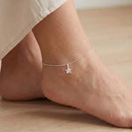 Bratara de Picior din Argint Starfish - prezentare 4
