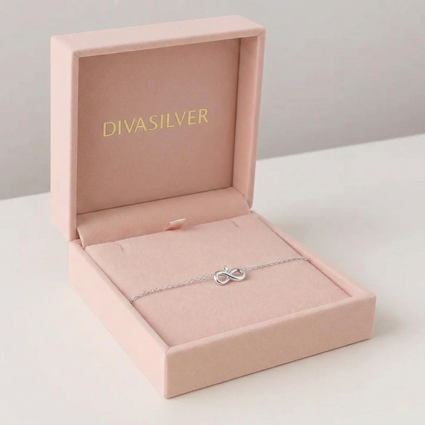 Bratara de picior din Argint Infinity