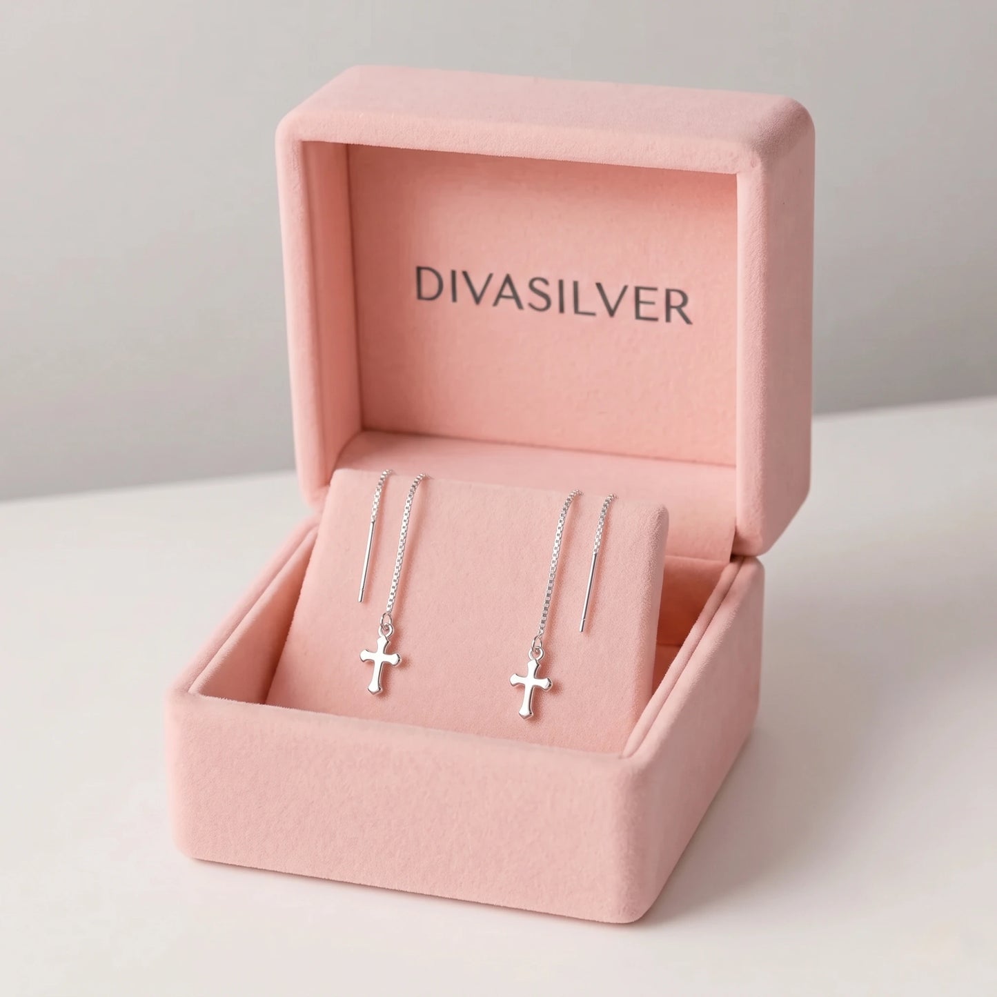 Cercei din Argint Silver Cross - prezentare 4