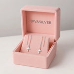 Cercei din Argint Silver Cross - prezentare 4