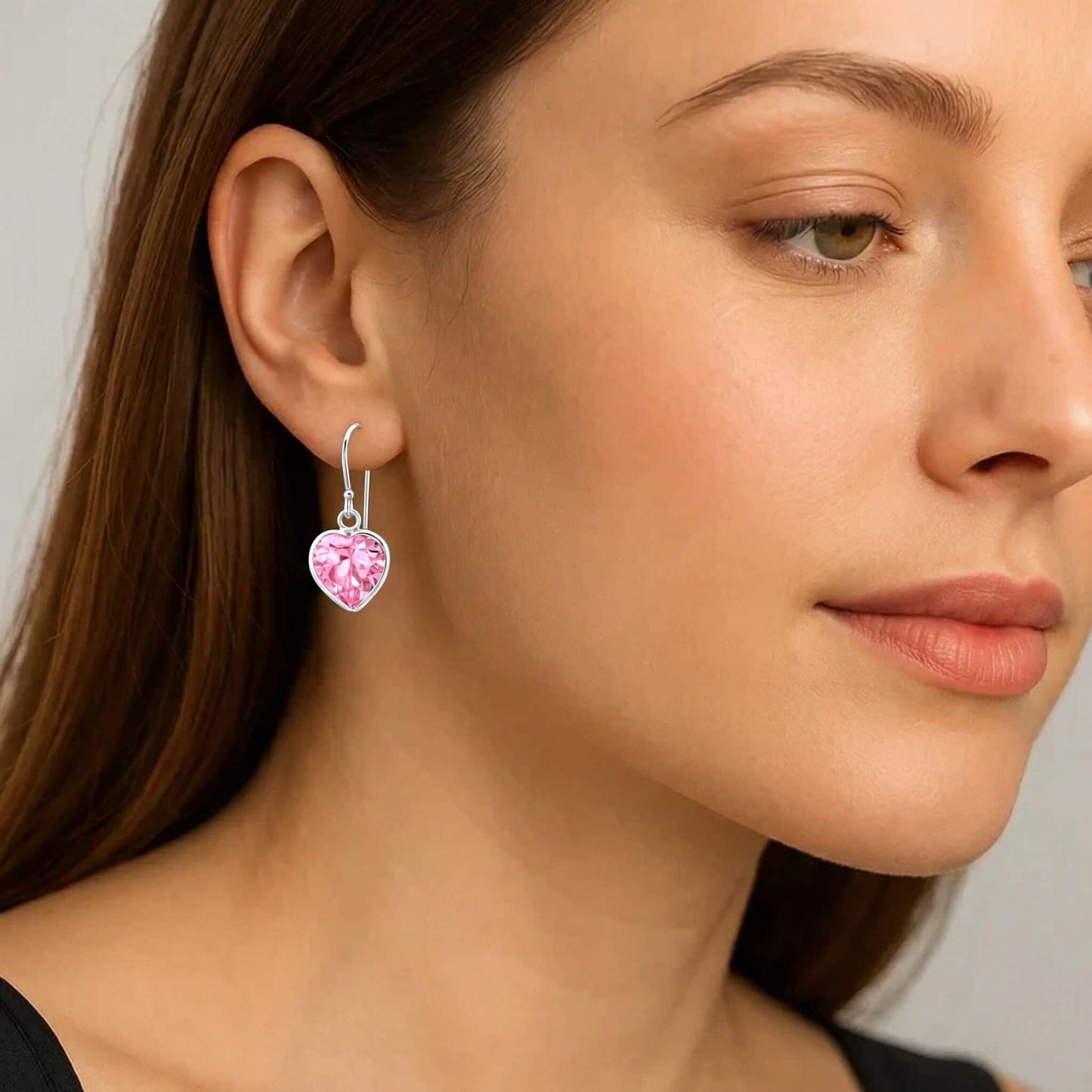 Cercei din Argint Royal Heart