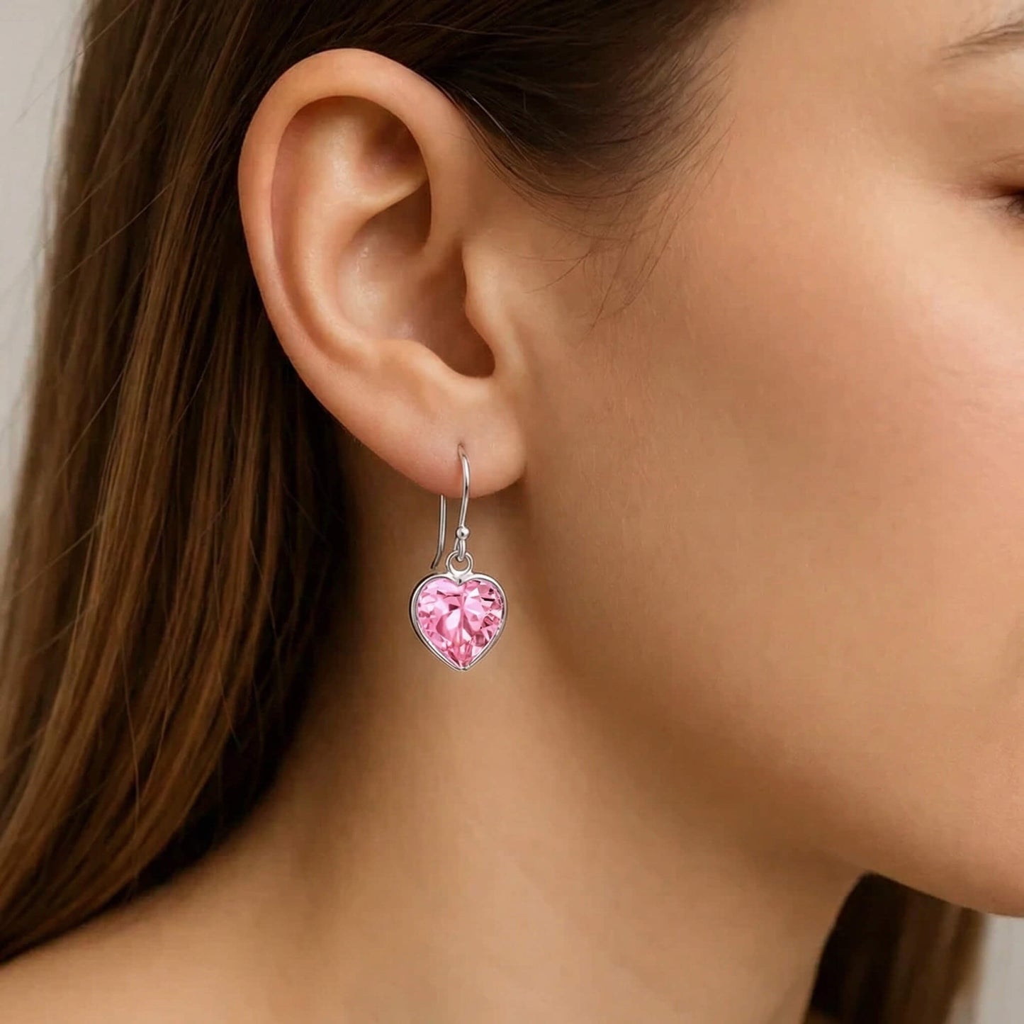 Cercei din Argint Royal Heart