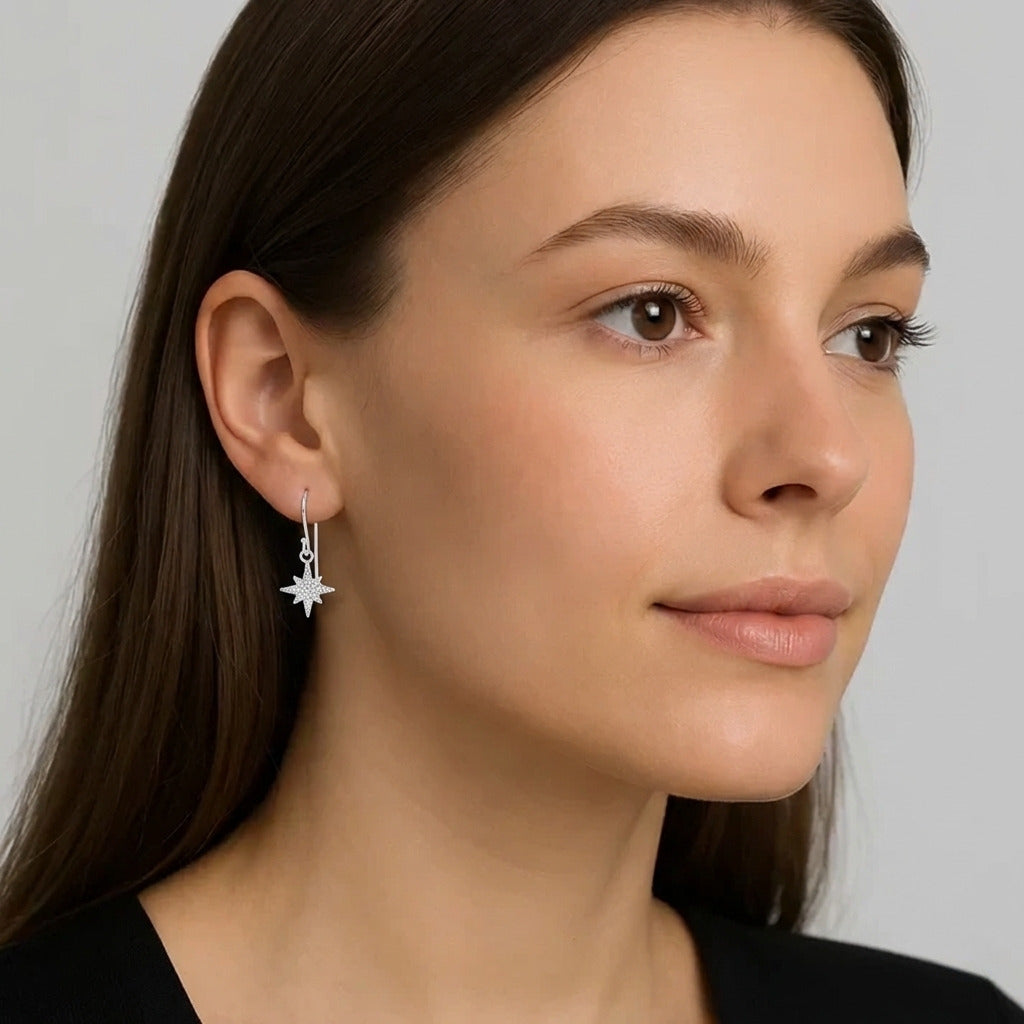 Cercei din Argint Steaua Iubirii