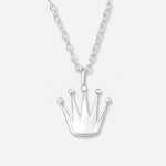 Colier din Argint Royal Crown pe fundal gri