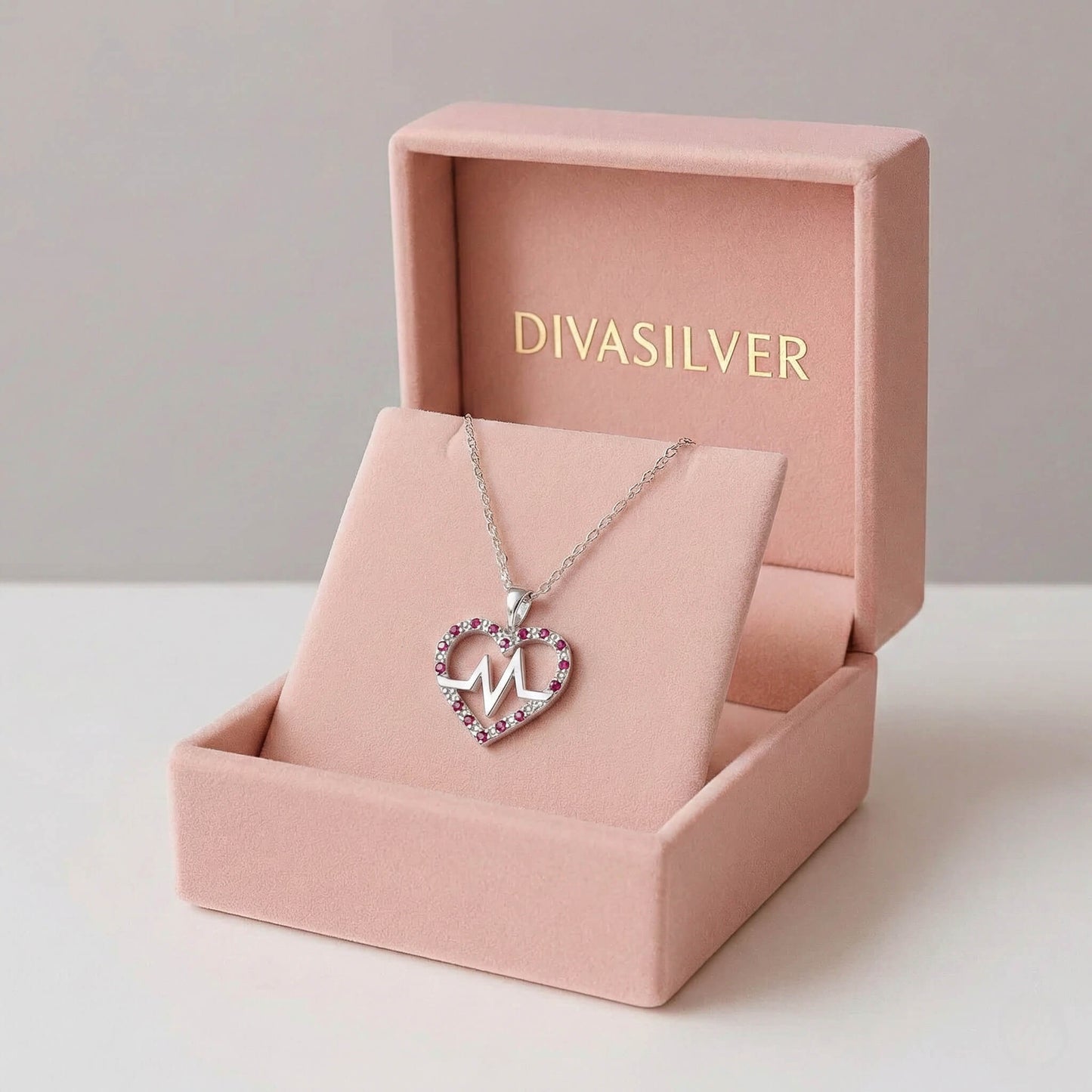 Colier din Argint Heartbeat