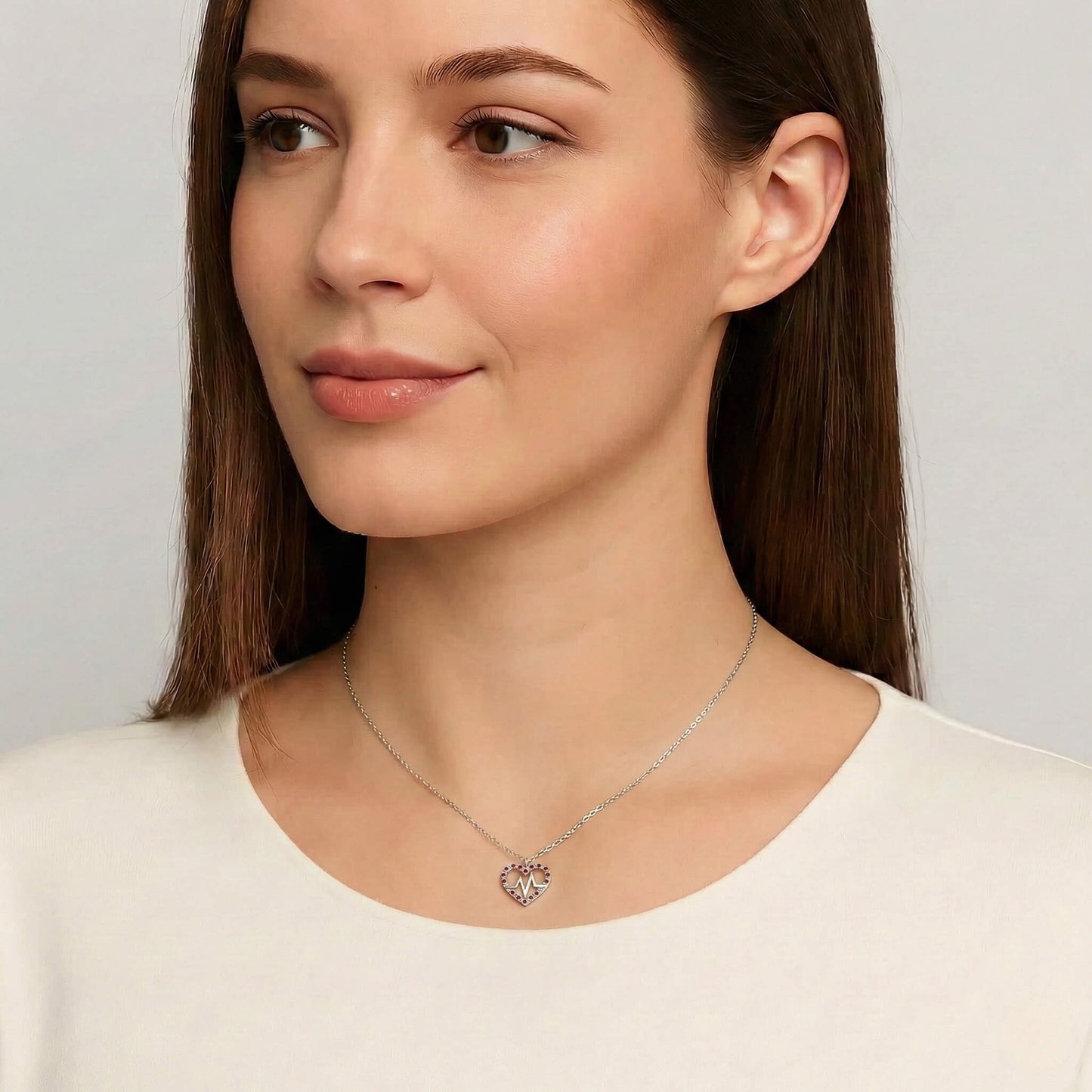 Colier din Argint Heartbeat