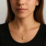 Colier din Argint Golden Filigree - prezentare 3