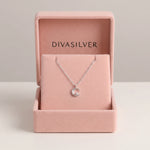 Colier din Argint Moon Crystal - prezentare 2