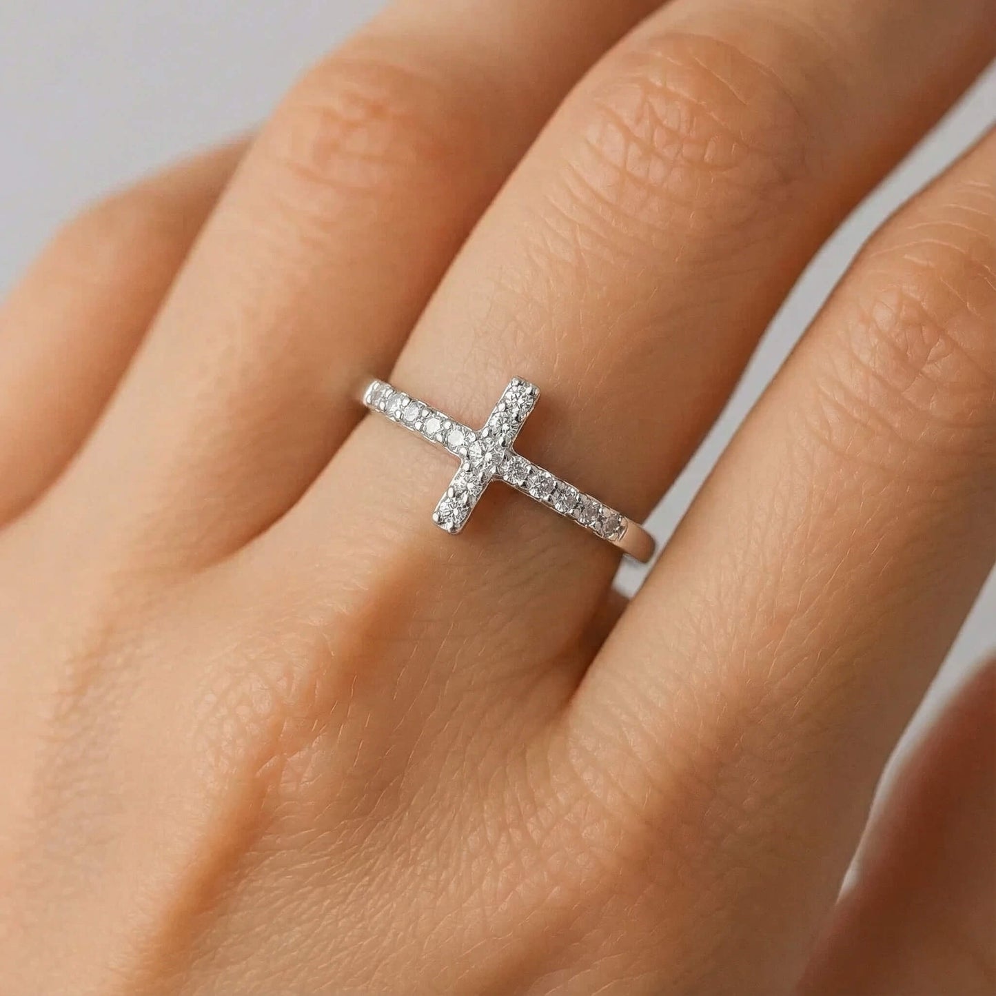 Inel din Argint Cross