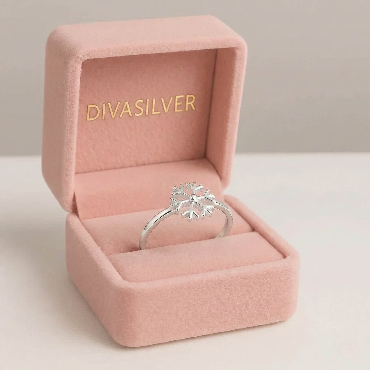 Inel din Argint Fulg de Nea